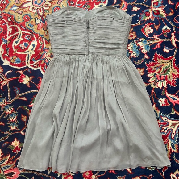 J Crew Gray Bridesmaid Dress Size 6 - Picture 3 of 3